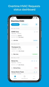 Genea Overtime HVAC screenshot 2