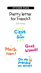 Pretty letter for French3 screenshot 0