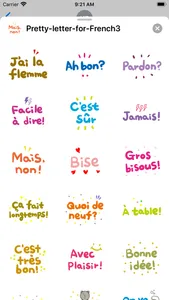 Pretty letter for French3 screenshot 2