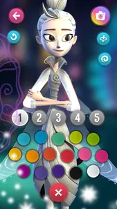 FairyTeens. Magic 3D Coloring screenshot 2