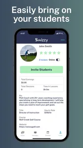 Swizzy Golf - Instructors screenshot 3