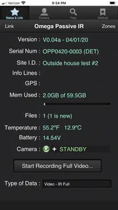 Omega Passive IR screenshot 1