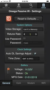 Omega Passive IR screenshot 5