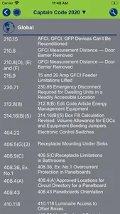 Captain Code NEC Code Changes screenshot 2