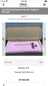 BMA Auctions screenshot 2