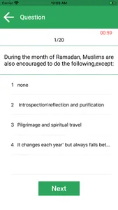 Islamic Quiz & Tasbeeh counter screenshot 8