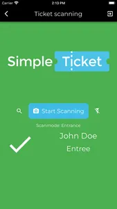 SimpleTicket Scanner screenshot 7