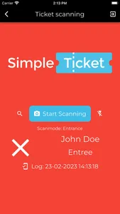 SimpleTicket Scanner screenshot 8