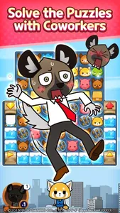 Aggretsuko :Sanrio Puzzle Game screenshot 1