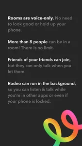 Rodeo - talk with friends screenshot 4