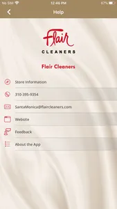 Flair Cleaners CA screenshot 3