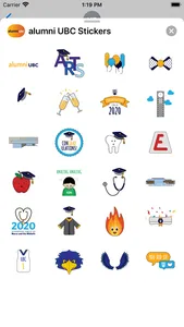 alumni UBC Stickers screenshot 1