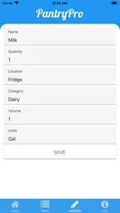 PantryPro App screenshot 1