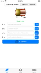 Inductance Calculation screenshot 0