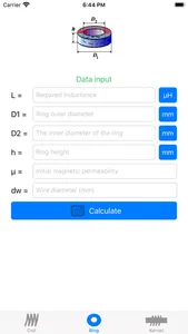 Inductance Calculation screenshot 1