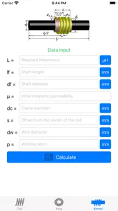 Inductance Calculation screenshot 2