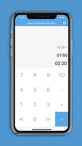 Hours & Minutes Calculator screenshot 1