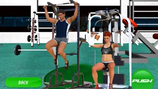 Gym Workout Fitness Simulator screenshot 0