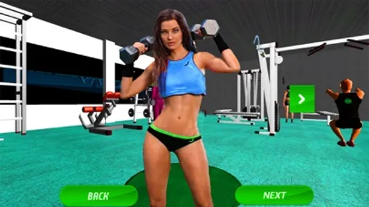 Gym Workout Fitness Simulator screenshot 1