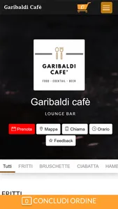 Garibaldi Cafè screenshot 0