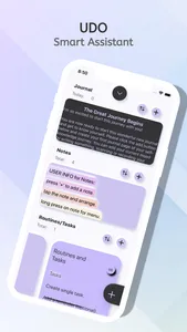 UDO: Smart Assistant + Diary screenshot 0