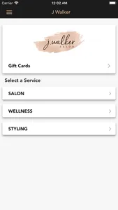 J Walker Salon & Spa screenshot 1