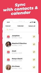 Birthday Countdown & Reminders screenshot 2
