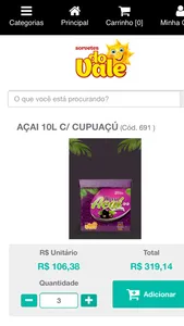 Loja Virtual Sorvetes do Vale screenshot 2