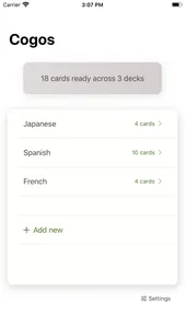 Cogos StudyCards screenshot 0