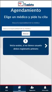 T asisto App Colombia screenshot 1