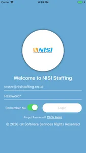 NISI Staffing screenshot 1