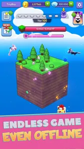 Tiny Worlds: Dragon Idle games screenshot 5