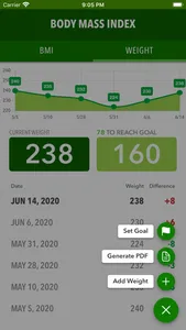 BMI + Weight Tracker screenshot 3