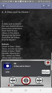 Chants d'Esperance Audio Pro+ screenshot 3