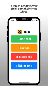 x Tables screenshot 0