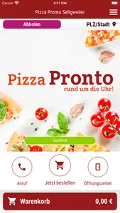 Pizza Pronto Seligweiler screenshot 0