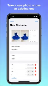 Costumize - Digital Inventory screenshot 1