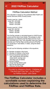 FAIRtax Calculator screenshot 1