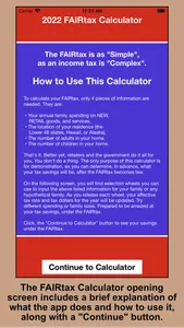 FAIRtax Calculator screenshot 2