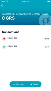 GRS BlueWallet screenshot 1