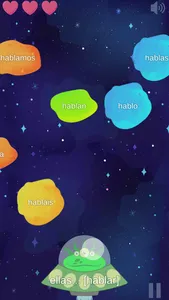 Spanish Verbs Galaxy Game screenshot 3