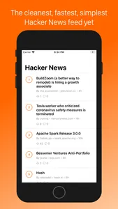 Hacker News Feed screenshot 0