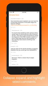 Hacker News Feed screenshot 1