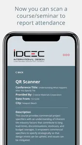 IDCEC Mobile Attendance App screenshot 1