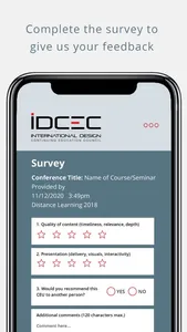 IDCEC Mobile Attendance App screenshot 2