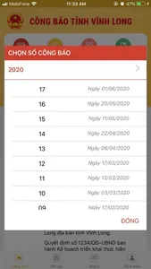 Công Báo Vĩnh Long screenshot 0