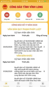 Công Báo Vĩnh Long screenshot 3