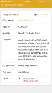 Công Báo Vĩnh Long screenshot 5