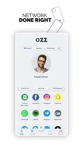 OZZ- Digital Business Card screenshot 0