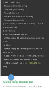 iCD-Tính mức hưởng BHXH screenshot 7